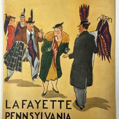 1939 Franklin Field Illustrated - Penn -vs- Lafayette