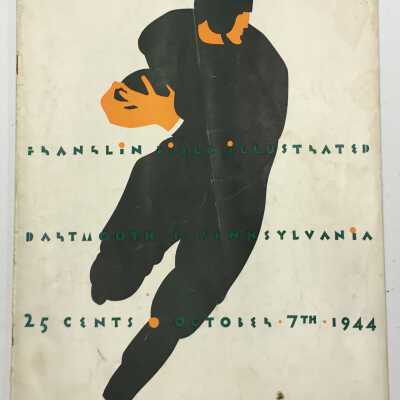 1944 Franklin Field Illustrated - Penn -vs- Dartmouth
