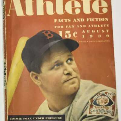 1938 athlete book Jimmie Foxx