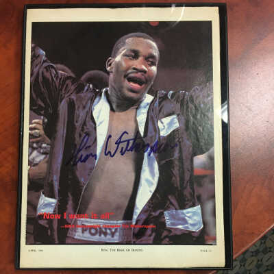 Tim Witherspoon signed photos