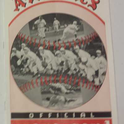 1940 Athletics scorecard