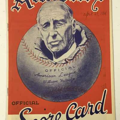 1946 Athletics Scorecard
