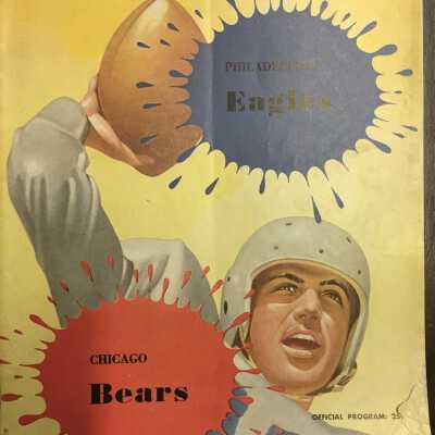 1949 Eagles - Bears program