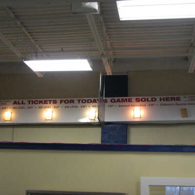 Veterans Stadium Ticket Sign