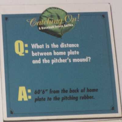 Athletics trivia plaque pitchers mound