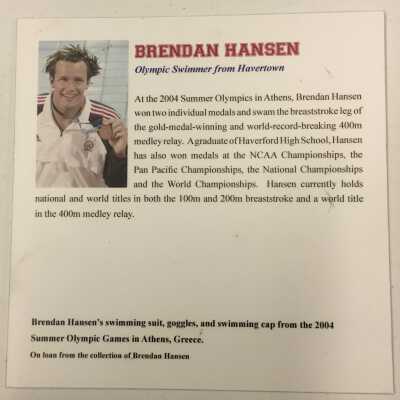 Brendan Hansen placard US Constitution Center exhibit