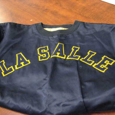 Joe Verdeur's La Salle warm-up jacket