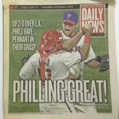 2008 oct 11 daily news phillies nlcs