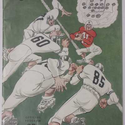 1951 Eagles - Cardinals program