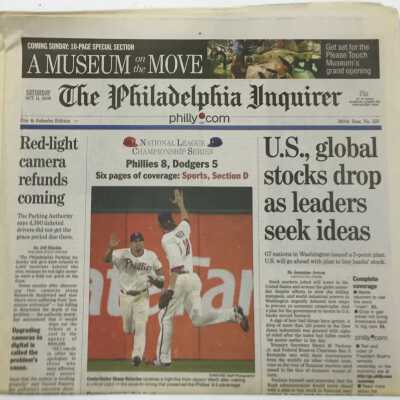 2008 oct 11 inquirer phillies nlcs