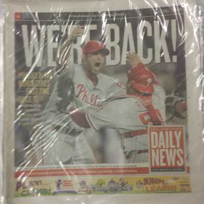 2008 oct 16 daily news philles win pennant
