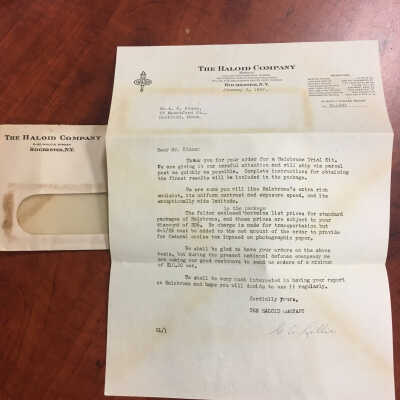 Haloid Company - letter photographic materials