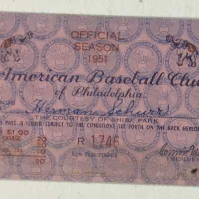 1951 season pass Athletics