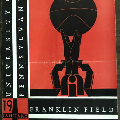 1940 Franklin Field Illustrated Basketball Program