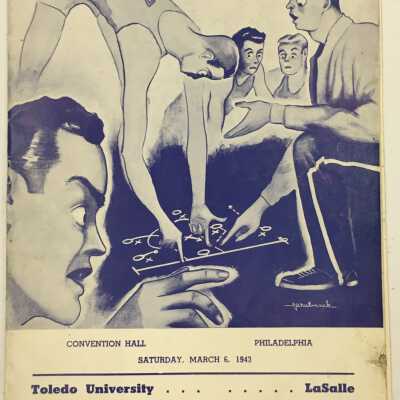 1943 Convention Hall Program La Salle Temple St Joes