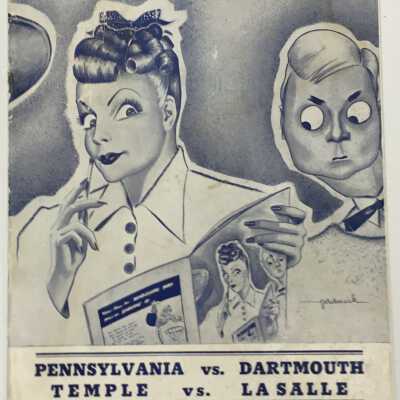 1946 Convention Hall Program La Salle Temple Penn