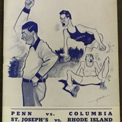 1946 Convention Hall Basketball Program - Penn - St. Joe's