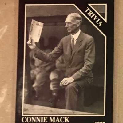 Connie Mack trivia booklet