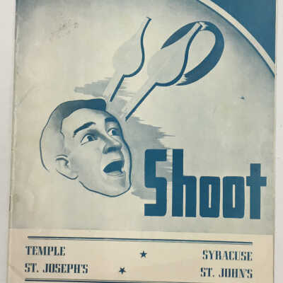 1949 College Basketball Review Program - Temple - St. Joe's