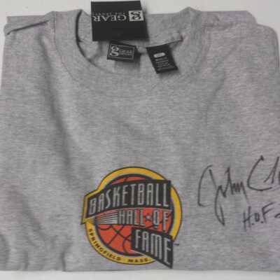 John Chaney signed t shirt