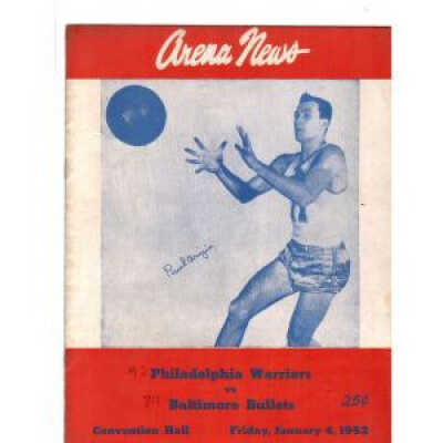 1952 Arena News Program Warriors vs Bullets