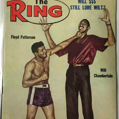 1965 Ring Magazine With Wilt Chamberlain and Floyd Patterson on cover