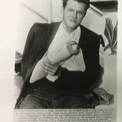 Tom Gola Photograph - Broken Arm 1955