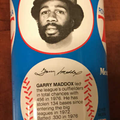 1970's Garry Maddox RC Cola can