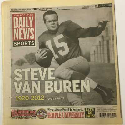 2012 aug 24 daily news steve vanburen dies