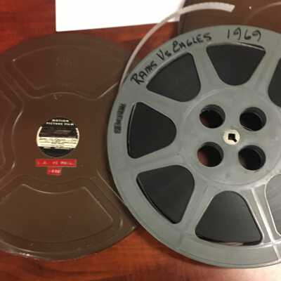 Original 16mm film - 1969 Rams at Eagles