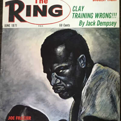 Ring Magazine with Joe Frazier on cover
