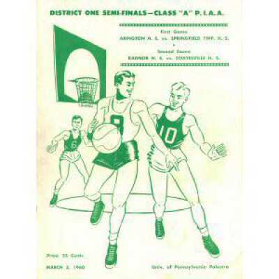 1960 PIAA Class A Semi-Finals program