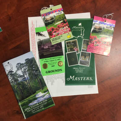 2005-Masters & PGA items - Jay Sigel