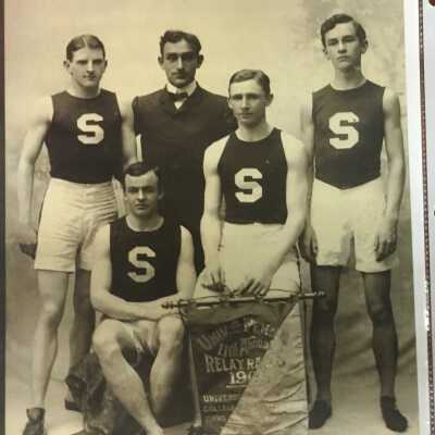 1908 Swarthmore Penn Relays team photo