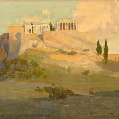 Grecian Scene (The Acropolis)