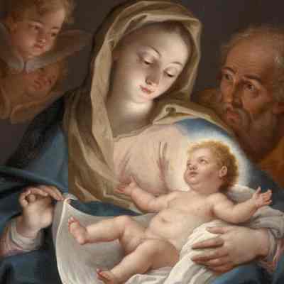 Holy Family with Angels