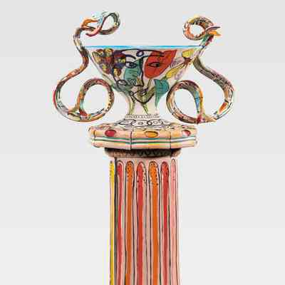 Urn on Column