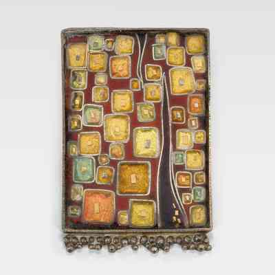 Silver Brooch/Pendant (Klimt)