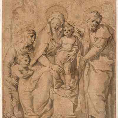 Holy Family with Saint Anne and the Young John the Baptist