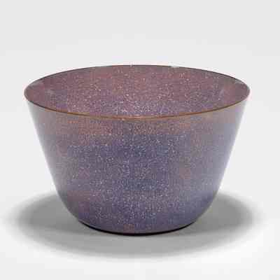 Mauve Flower Bowl (W-66)
