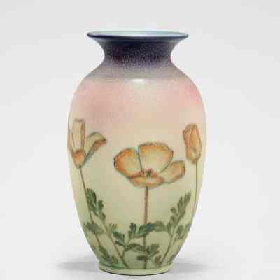 Vase with California Poppies