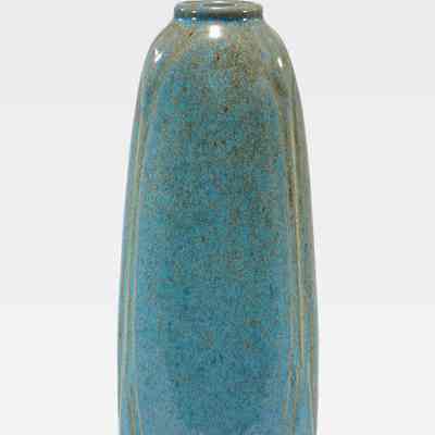 Vase with Blue and Green Variegated Glaze