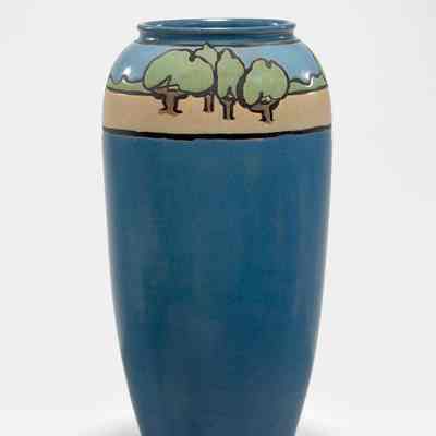 Vase with Landscape and Trees