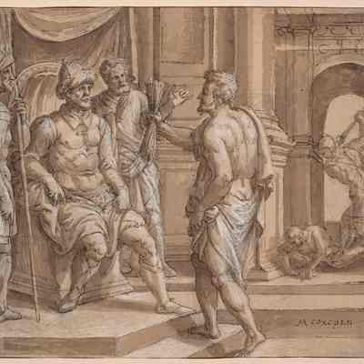 Scene of Saint Sebastian