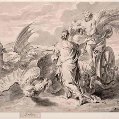 Ceres Relinquishing her Dragons to Triptolemus