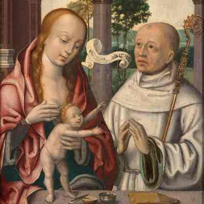 Saint Bernard Receiving the Virgin's Milk