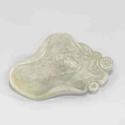 Lotus Leaf with Frog