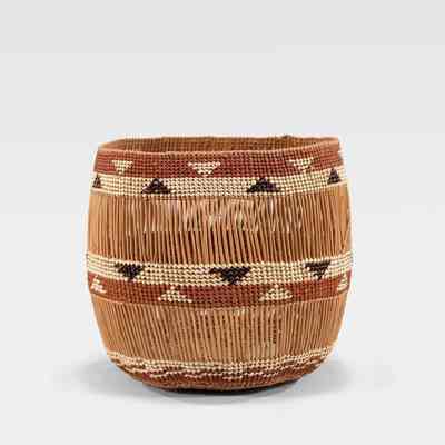 Twined Basket Vase