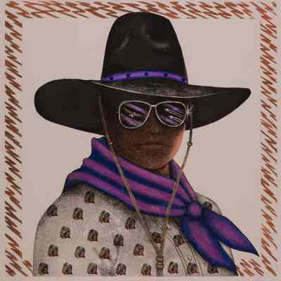 Vuarneted Indian Cowboy