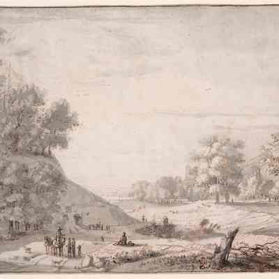 Landscape with Travelers